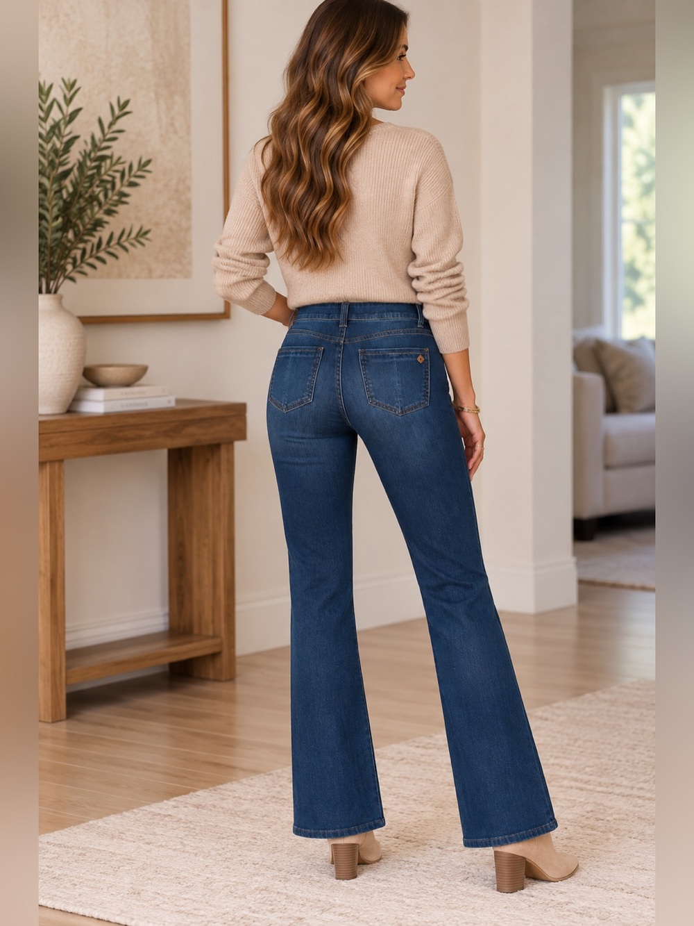 Democracy Ab Solution Luxe Touch Itty Bitty Boot Jeans REPREVE - Picture 3 of 4